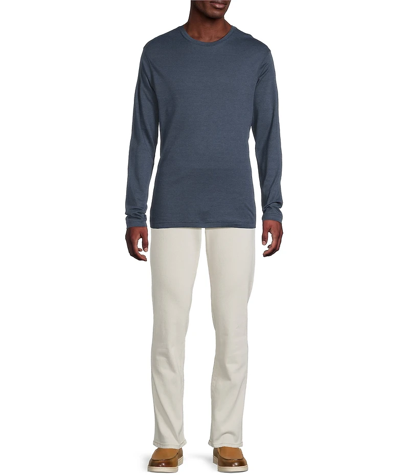 Daniel Cremieux Signature Label Pima Cotton Long Sleeve Striped T-Shirt