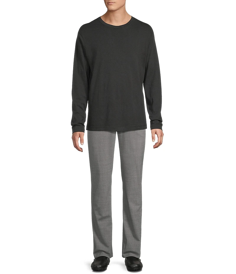 Daniel Cremieux Signature Label Pima Cotton Long Sleeve Striped T-Shirt
