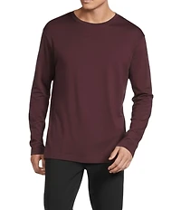 Daniel Cremieux Signature Label Pima Cotton Long Sleeve Striped T-Shirt