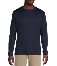 Daniel Cremieux Signature Label Pima Cotton Long Sleeve T-Shirt