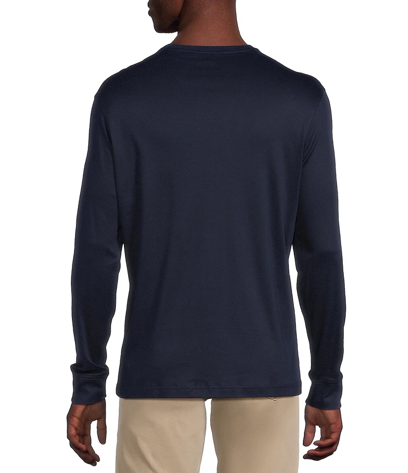 Daniel Cremieux Signature Label Pima Cotton Long Sleeve T-Shirt