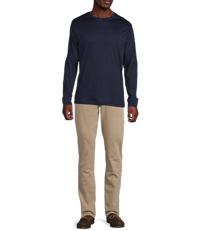 Daniel Cremieux Signature Label Pima Cotton Long Sleeve T-Shirt