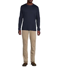 Daniel Cremieux Signature Label Pima Cotton Long Sleeve T-Shirt