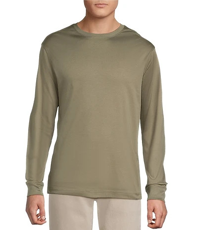 Daniel Cremieux Signature Label Pima Cotton Long Sleeve T-Shirt