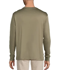 Daniel Cremieux Signature Label Pima Cotton Long Sleeve T-Shirt