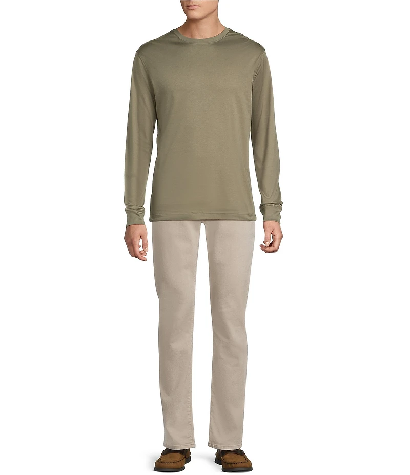 Daniel Cremieux Signature Label Pima Cotton Long Sleeve T-Shirt