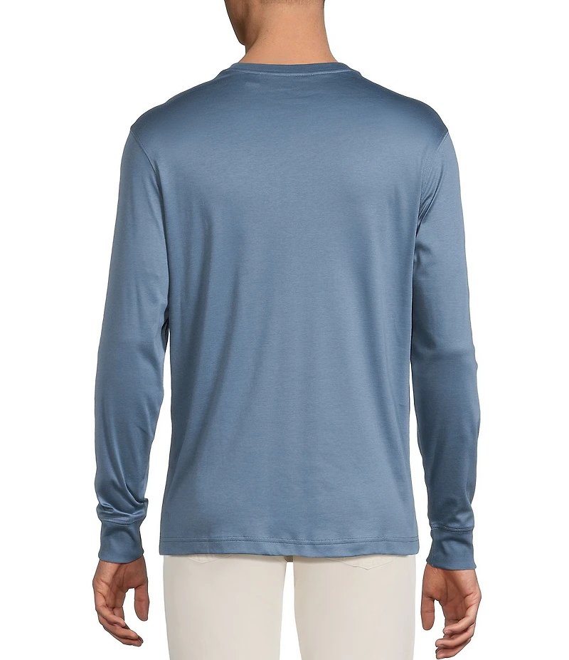 Daniel Cremieux Signature Label Pima Cotton Long Sleeve T-Shirt