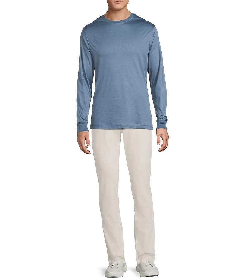 Daniel Cremieux Signature Label Pima Cotton Long Sleeve T-Shirt