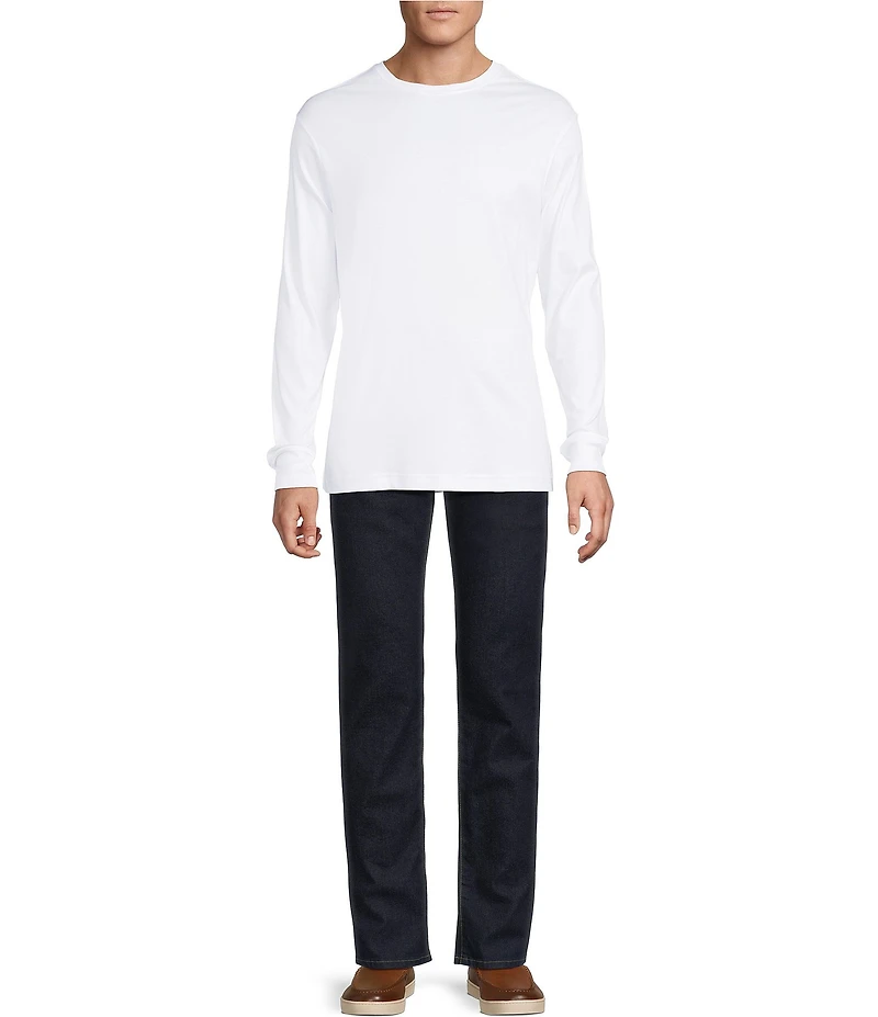 Daniel Cremieux Signature Label Pima Cotton Long Sleeve T-Shirt