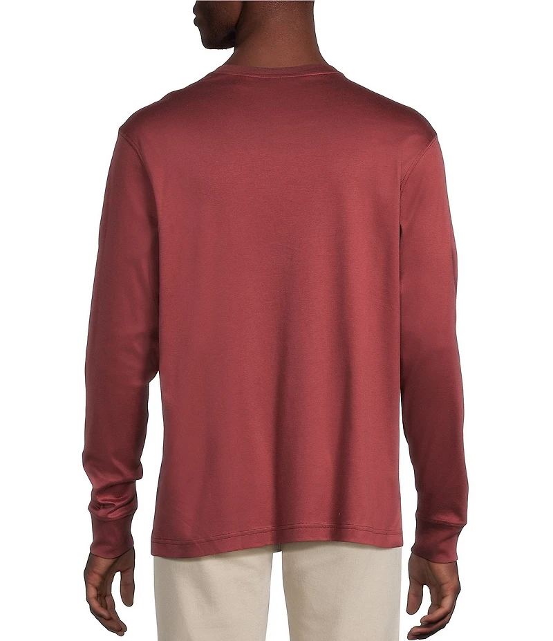 Daniel Cremieux Signature Label Pima Cotton Long Sleeve T-Shirt
