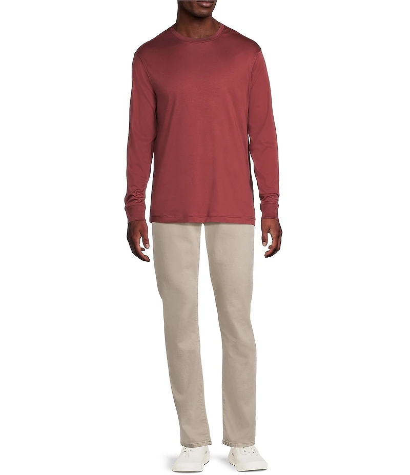 Daniel Cremieux Signature Label Pima Cotton Long Sleeve T-Shirt
