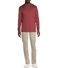 Daniel Cremieux Signature Label Pima Cotton Long Sleeve T-Shirt