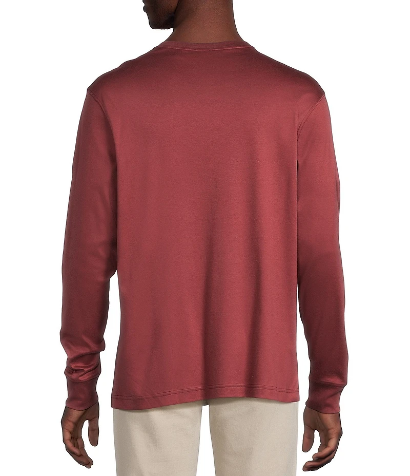 Daniel Cremieux Signature Label Pima Cotton Long Sleeve T-Shirt