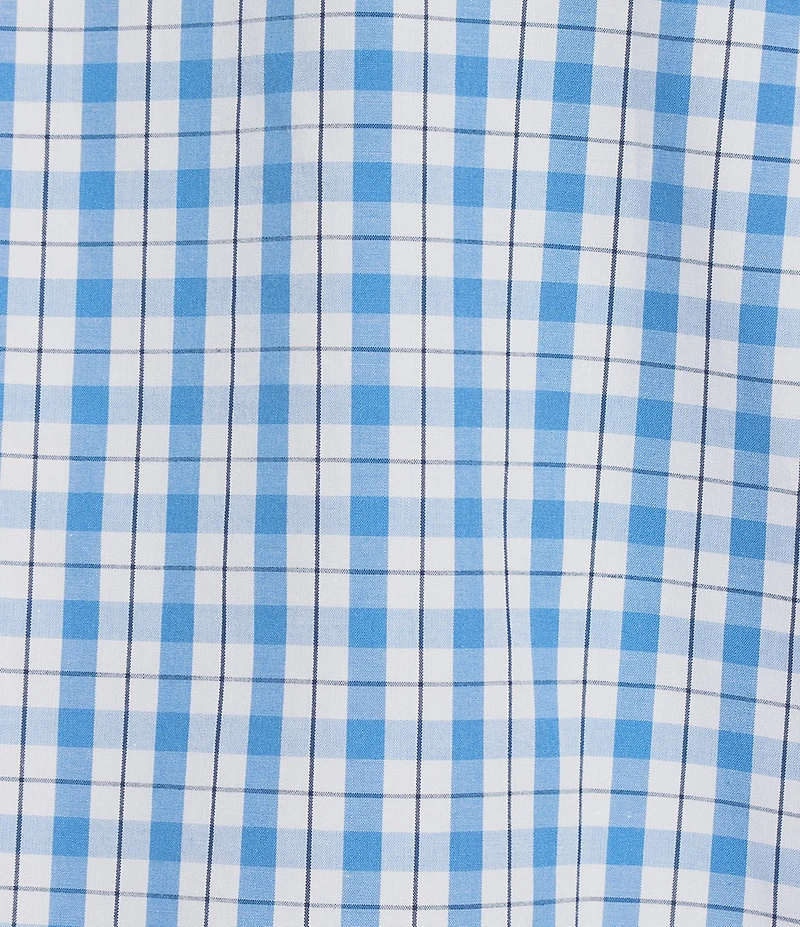 Daniel Cremieux Signature Label Poplin Check Short Sleeve Woven Shirt