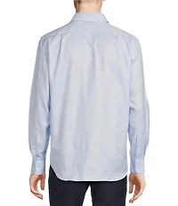 Daniel Cremieux Signature Label Solid Canclini Long Sleeve Woven Shirt
