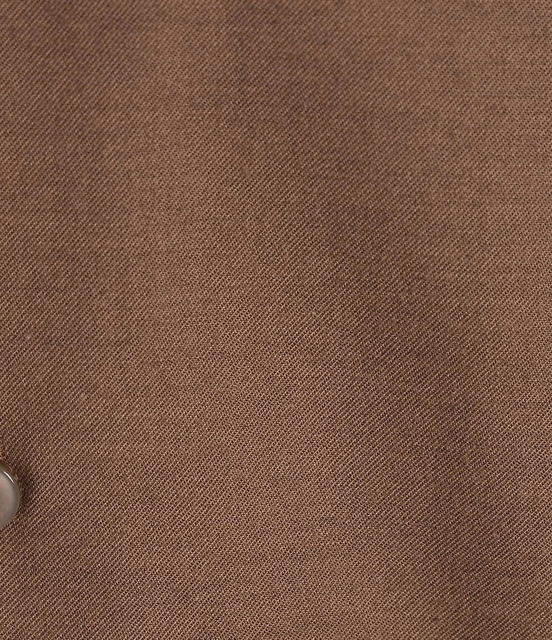 Daniel Cremieux Signature Label Solid Cashmere Blend Long Sleeve Woven Shirt