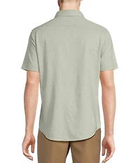 Daniel Cremieux Signature Label Solid Coat Front Pima Knit Shirt