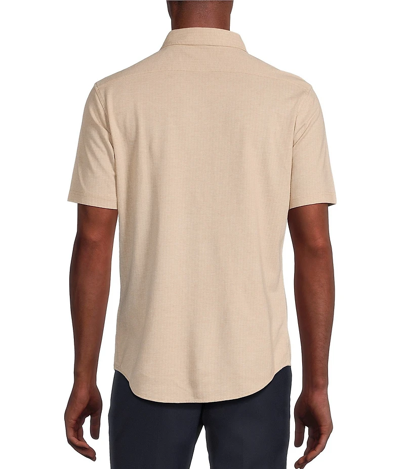Daniel Cremieux Signature Label Solid Coat Front Pima Knit Shirt