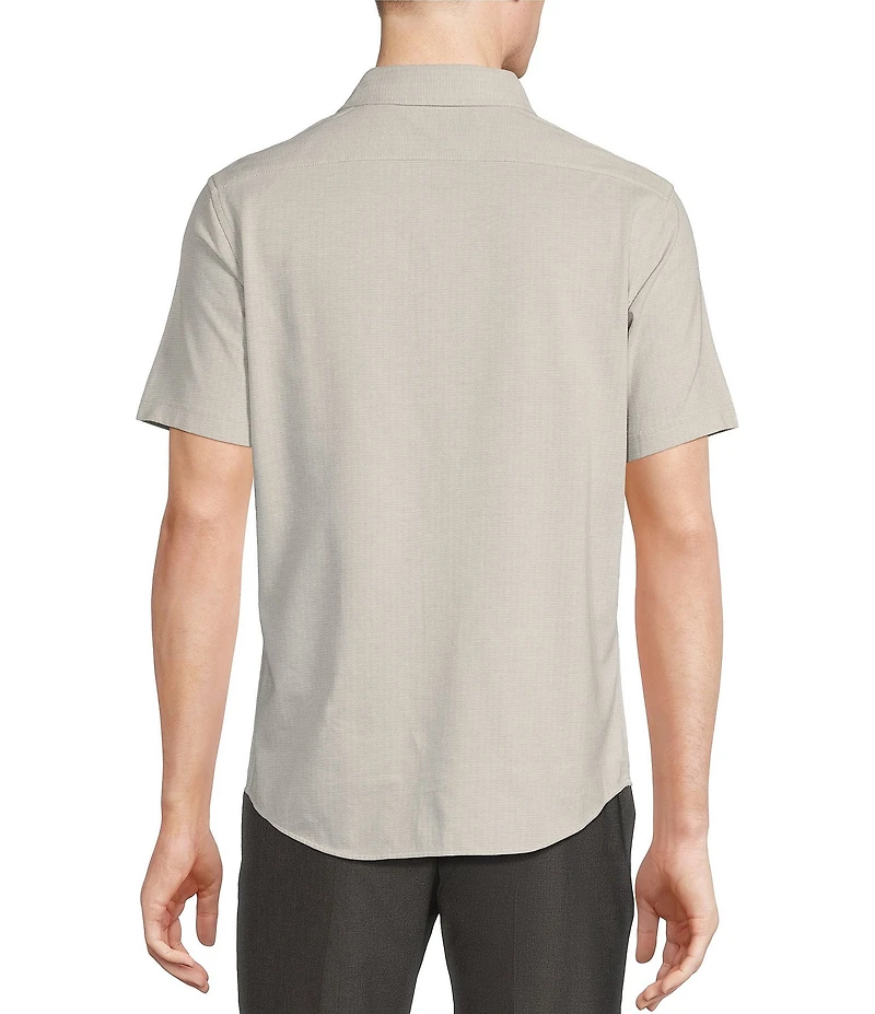 Daniel Cremieux Signature Label Solid Coat Front Pima Knit Shirt
