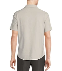 Daniel Cremieux Signature Label Solid Coat Front Pima Knit Shirt