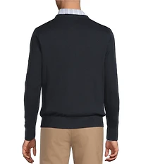 Daniel Cremieux Signature Label Solid Crew Neck Sweater
