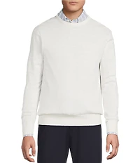 Daniel Cremieux Signature Label Solid Crew Neck Sweater