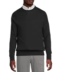 Daniel Cremieux Signature Label Solid Crew Neck Sweater