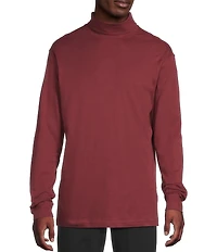 Daniel Cremieux Signature Label Solid Interlock Turtleneck Shirt
