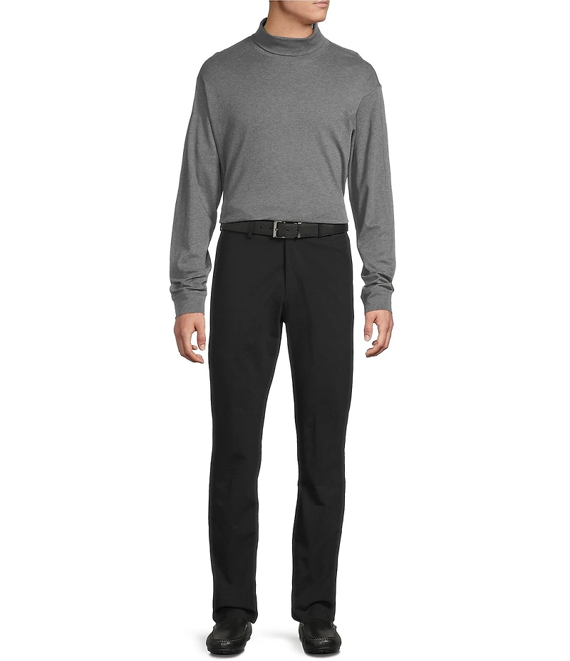 Daniel Cremieux Signature Label Solid Interlock Turtleneck Shirt