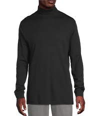 Daniel Cremieux Signature Label Solid Interlock Turtleneck Shirt