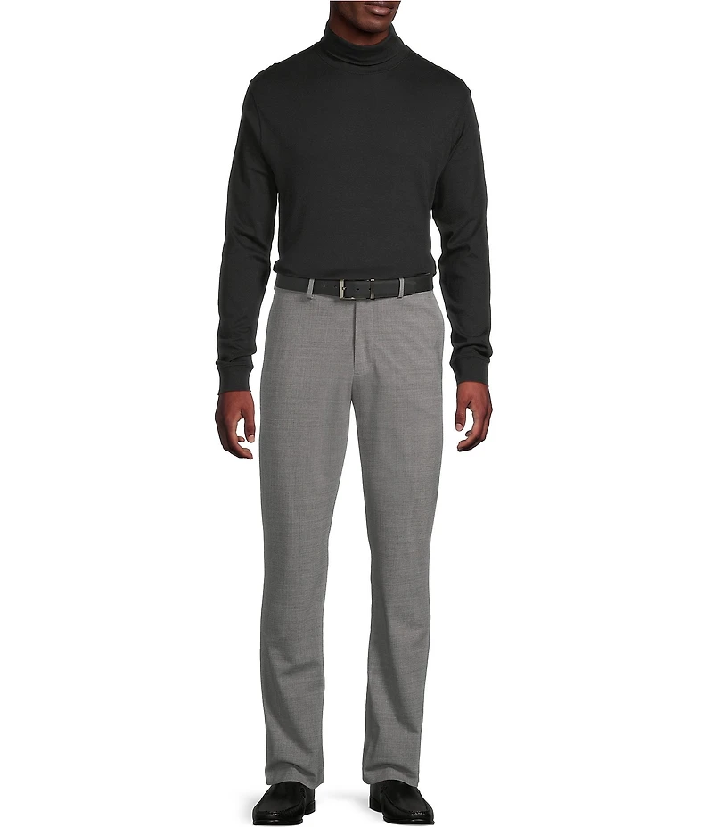 Daniel Cremieux Signature Label Solid Interlock Turtleneck Shirt