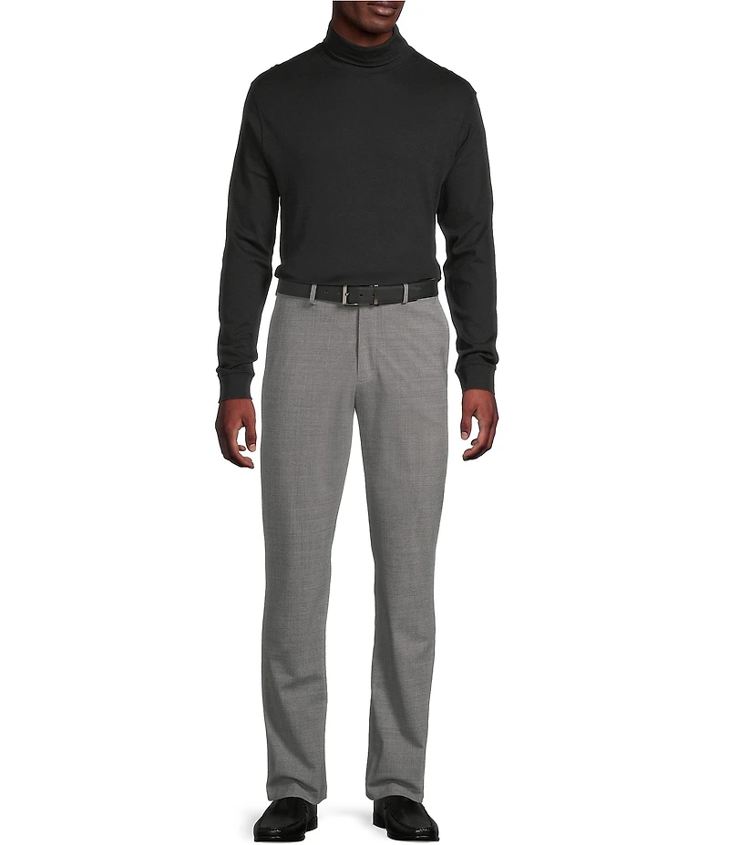 Daniel Cremieux Signature Label Solid Interlock Turtleneck Shirt