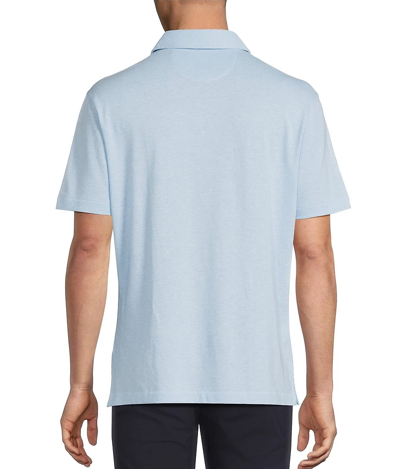 Daniel Cremieux Signature Label Solid Pique Jersey Short Sleeve Polo Shirt