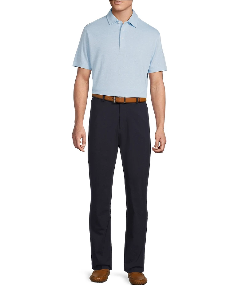 Daniel Cremieux Signature Label Solid Pique Jersey Short Sleeve Polo Shirt