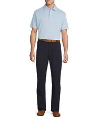 Daniel Cremieux Signature Label Solid Pique Jersey Short Sleeve Polo Shirt