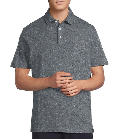 Daniel Cremieux Signature Label Solid Pique Jersey Short Sleeve Polo Shirt