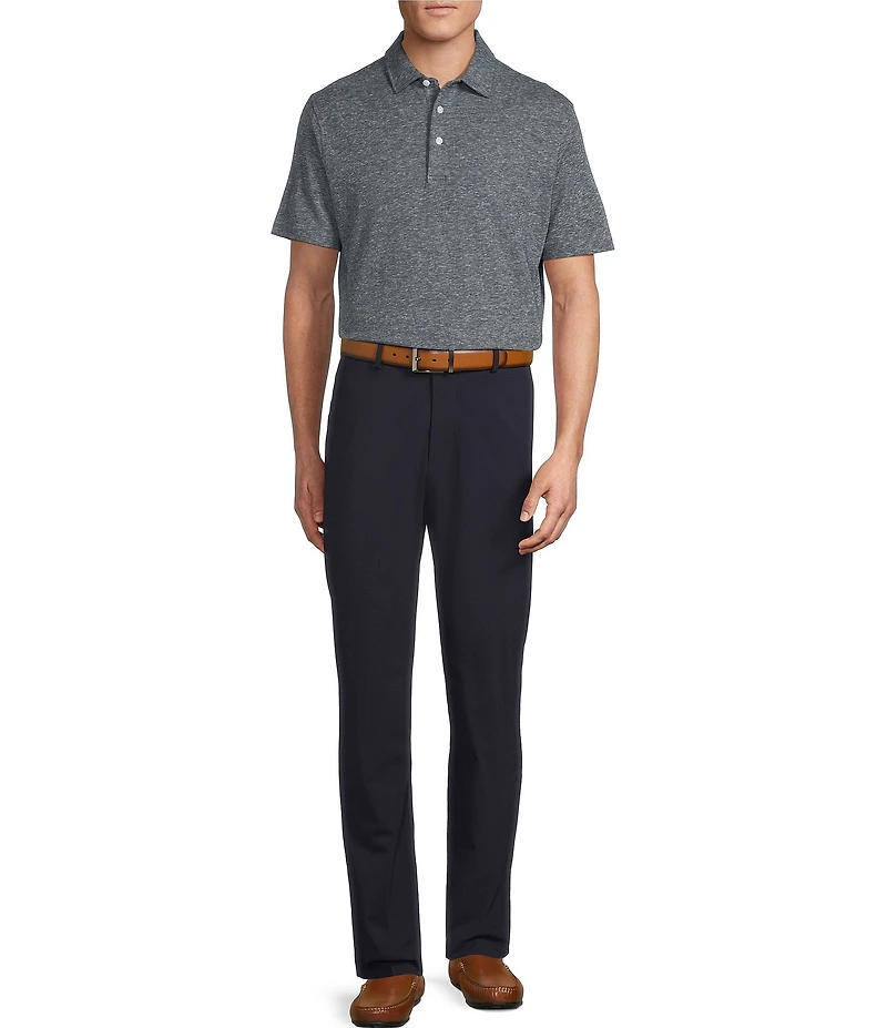 Daniel Cremieux Signature Label Solid Pique Jersey Short Sleeve Polo Shirt