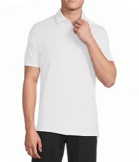 Daniel Cremieux Signature Label Solid Pique Short Sleeve Polo Shirt