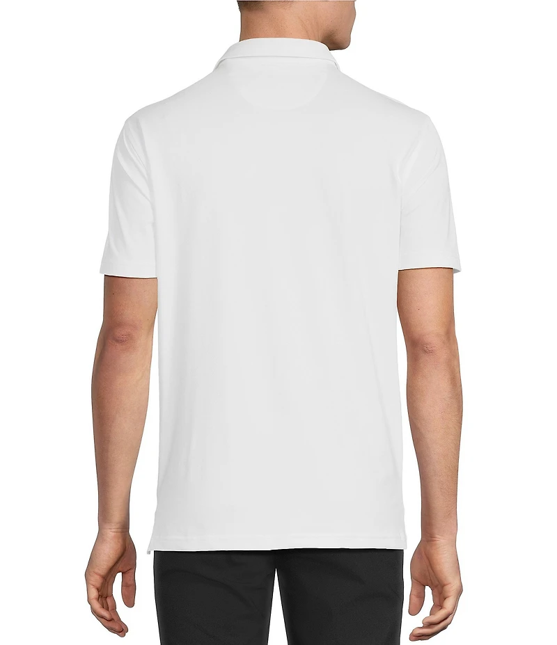 Daniel Cremieux Signature Label Solid Pique Short Sleeve Polo Shirt