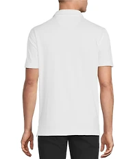 Daniel Cremieux Signature Label Solid Pique Short Sleeve Polo Shirt