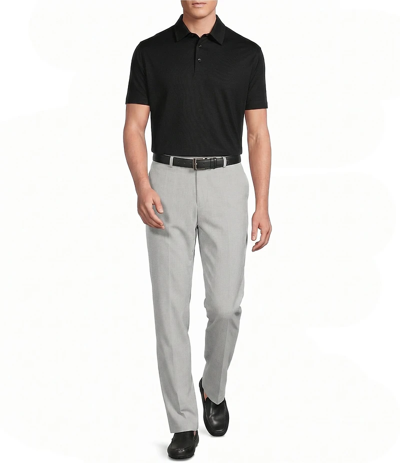 Daniel Cremieux Signature Label Solid Pique Short Sleeve Polo Shirt