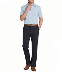 Daniel Cremieux Signature Label Solid Pique Short Sleeve Polo Shirt