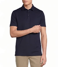 Daniel Cremieux Signature Label Solid Pique Short Sleeve Polo Shirt