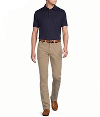 Daniel Cremieux Signature Label Solid Pique Short Sleeve Polo Shirt