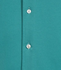 Daniel Cremieux Signature Label Solid Short Sleeve Coatfront Shirt