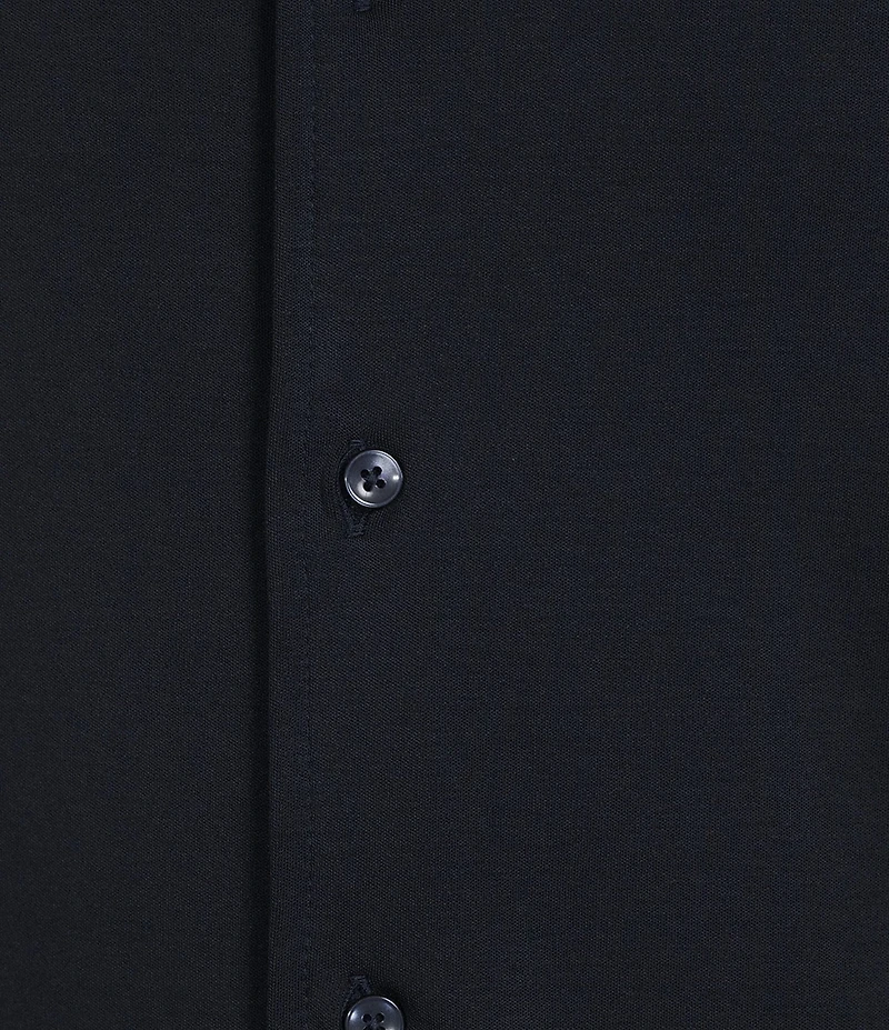 Daniel Cremieux Signature Label Solid Short Sleeve Coatfront Shirt