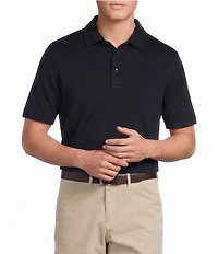 Daniel Cremieux Signature Label Solid Short Sleeve Polo Shirt