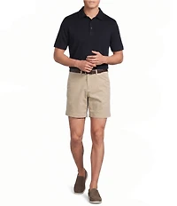 Daniel Cremieux Signature Label Solid Short Sleeve Polo Shirt
