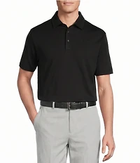 Daniel Cremieux Signature Label Solid Short Sleeve Polo Shirt