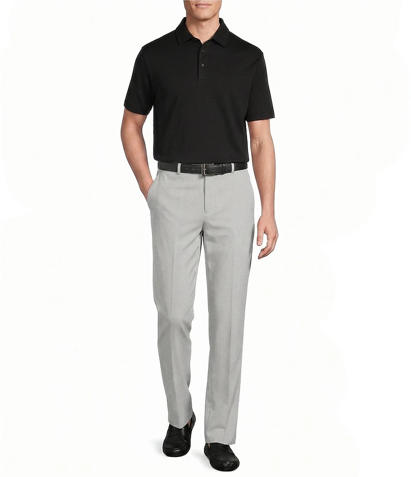 Daniel Cremieux Signature Label Solid Short Sleeve Polo Shirt